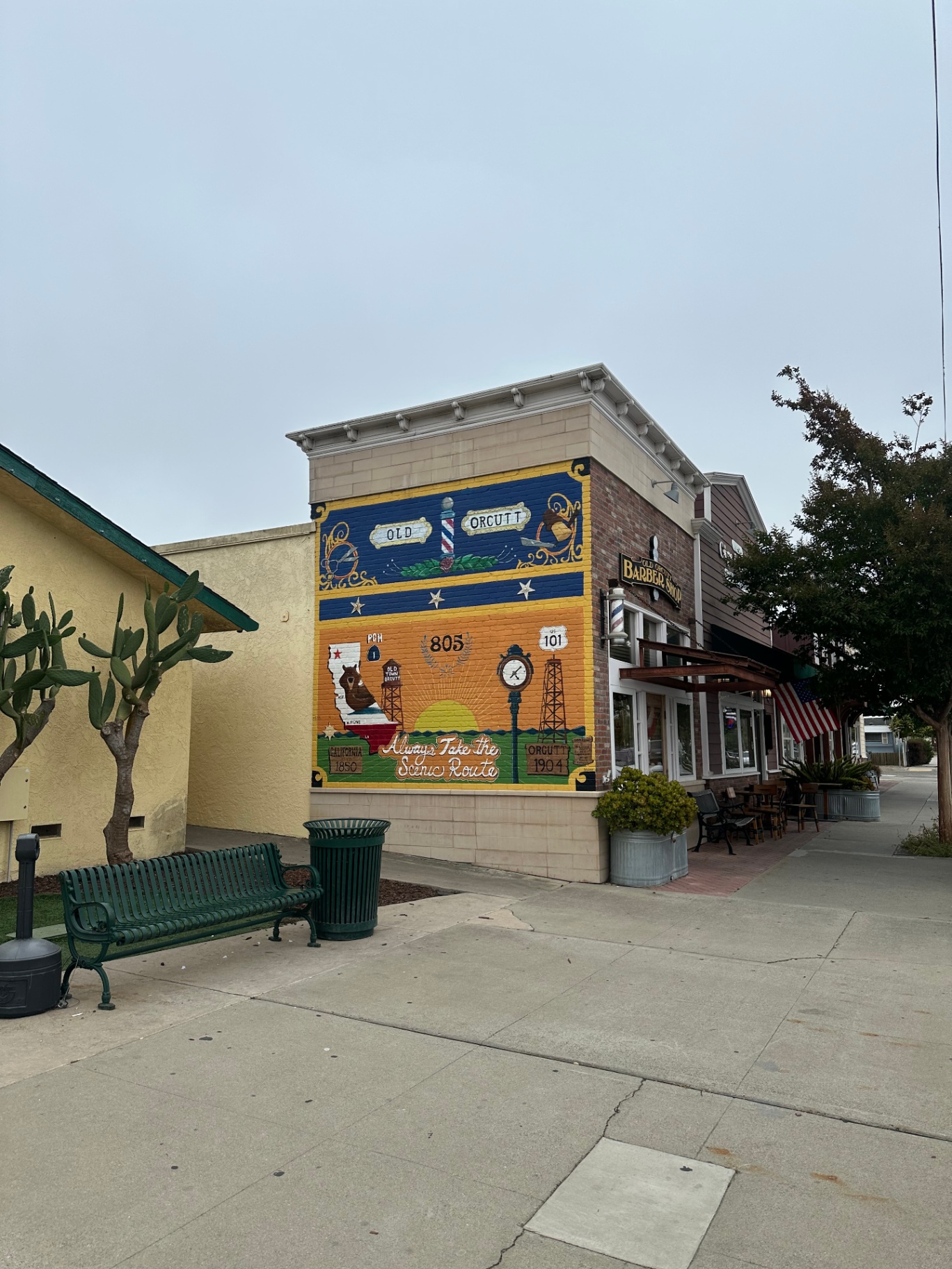 Old Orcutt mural on building exterior