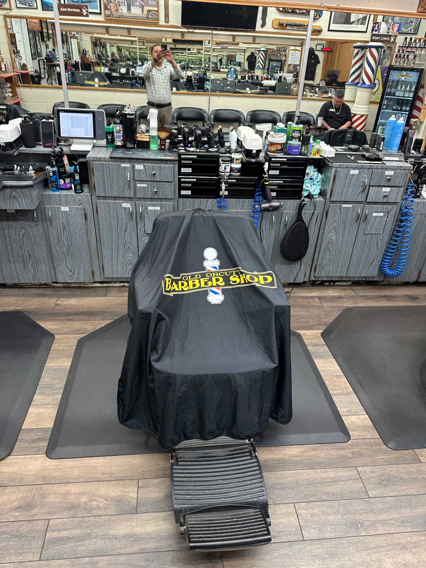 Barber stations and tools