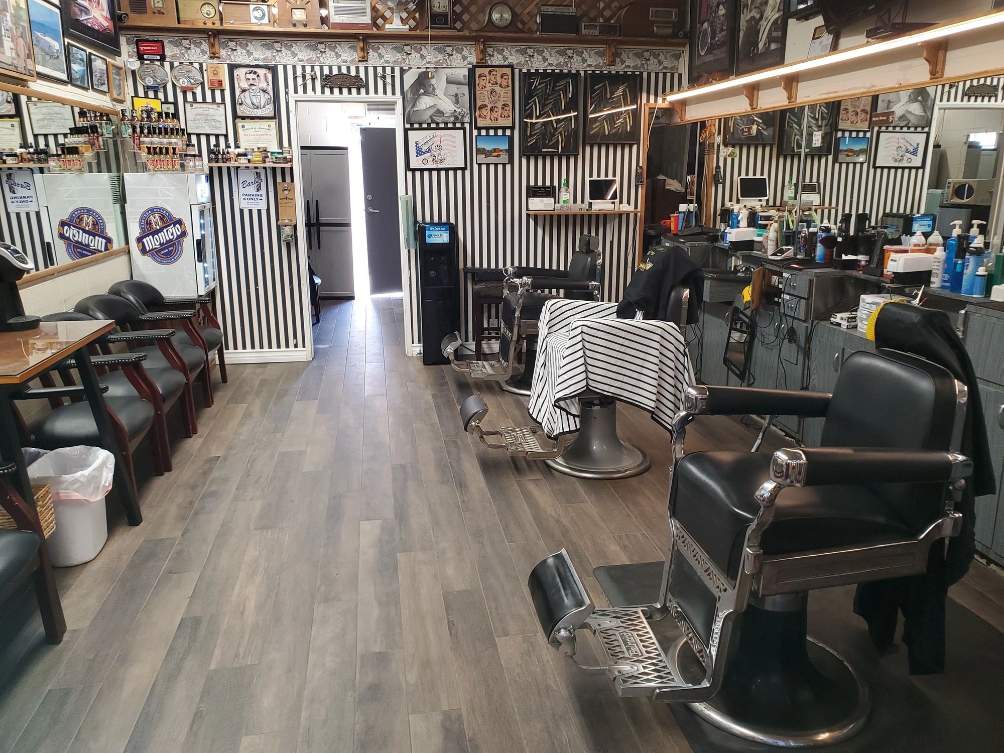 Inside Old Orcutt Barber Shop